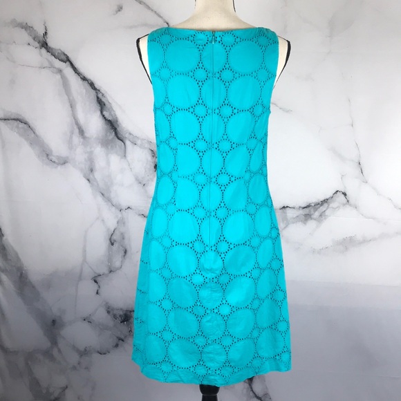 Eliza J lined eyelet sleeveless sheath dress - Picture 4 of 5